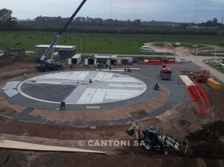 Proyecto de montaje de tanque industrial para Vitco, optimizado con el Sistema Cantoni.