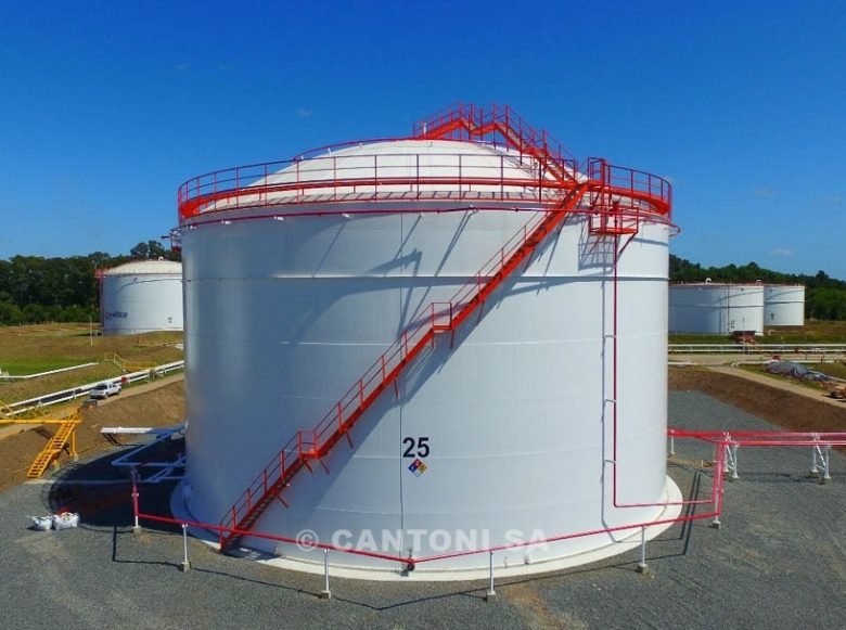 Proyecto de montaje de tanque industrial para Vitco, optimizado con el Sistema Cantoni.